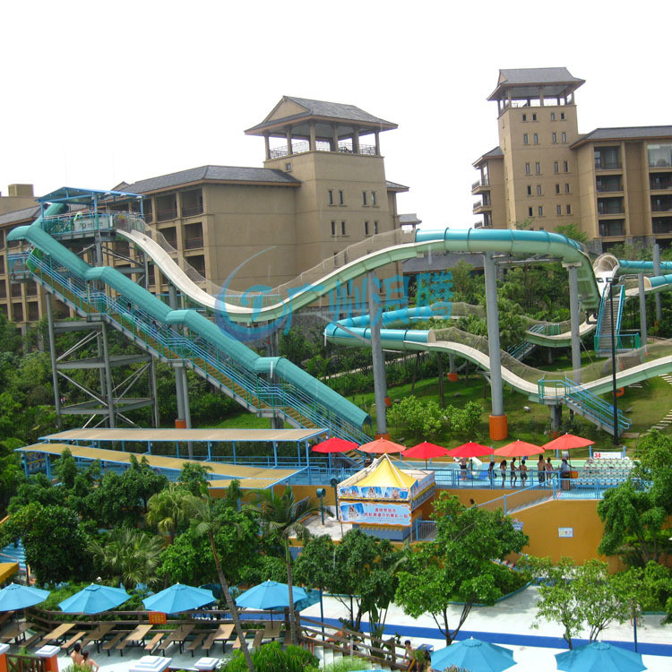 水上樂園設備-水上飛龍滑梯